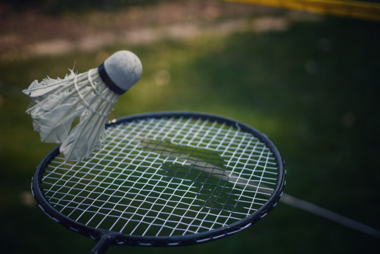 Badminton Rackets with shuttlecock