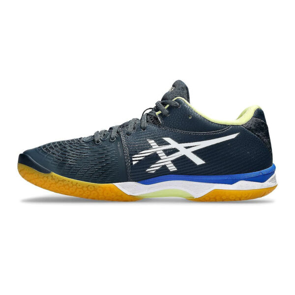 asics court control ff 3 badminton shoes french blue/white
