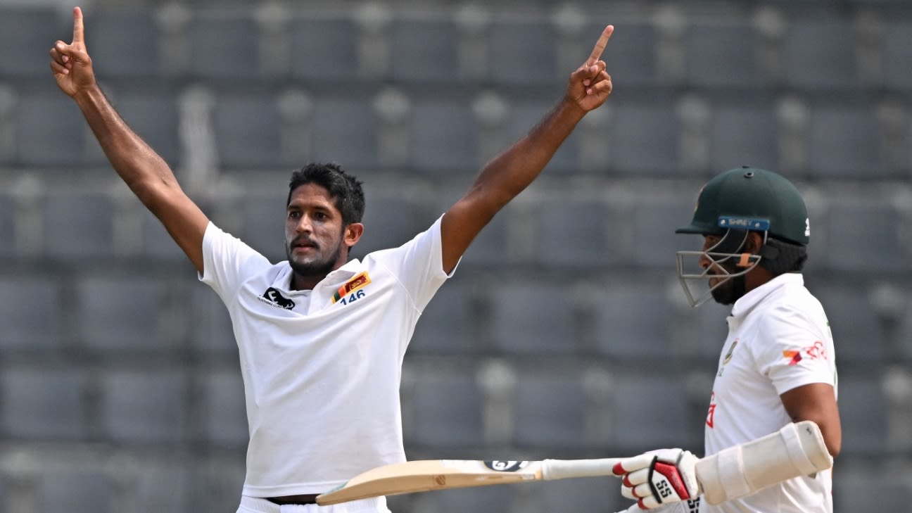 Kasun Rajitha Ruled Out of Second Bangladesh Test, Asitha Fernando Replaces Him