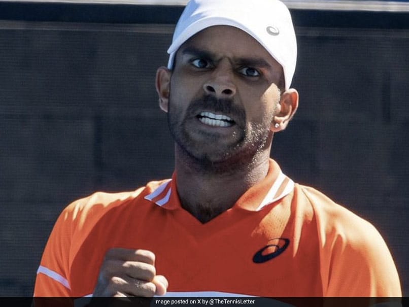 Sumit Nagal Bows Out of BNP Paribas Open in Straight Sets