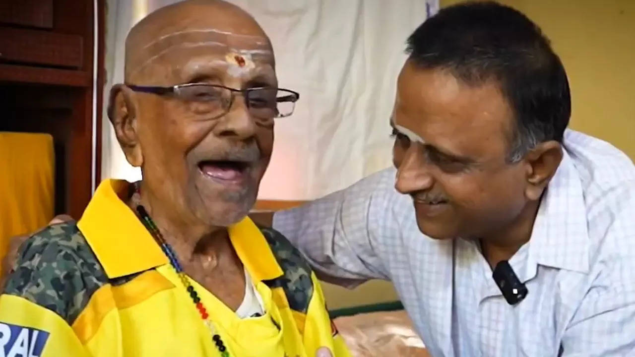 103-Year-Old Chennai Super Kings Fan Inspires with Unwavering Passion