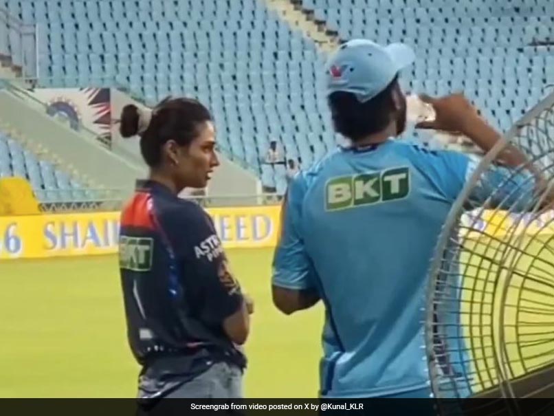 KL Rahul and Athiya Shetty Share Heartwarming Moment Ahead of LSG vs. CSK Match