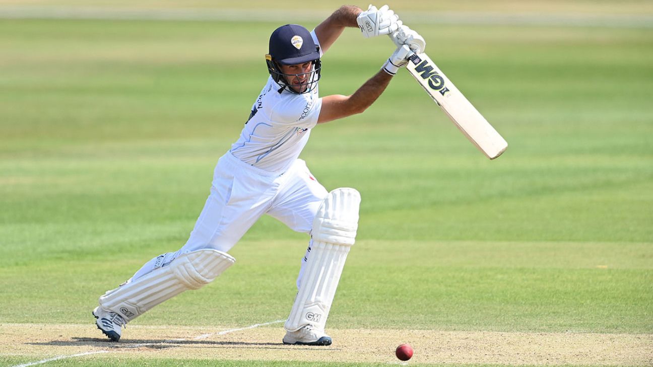 Madsen Rescues Derbyshire from Defeat in Leicestershire Clash