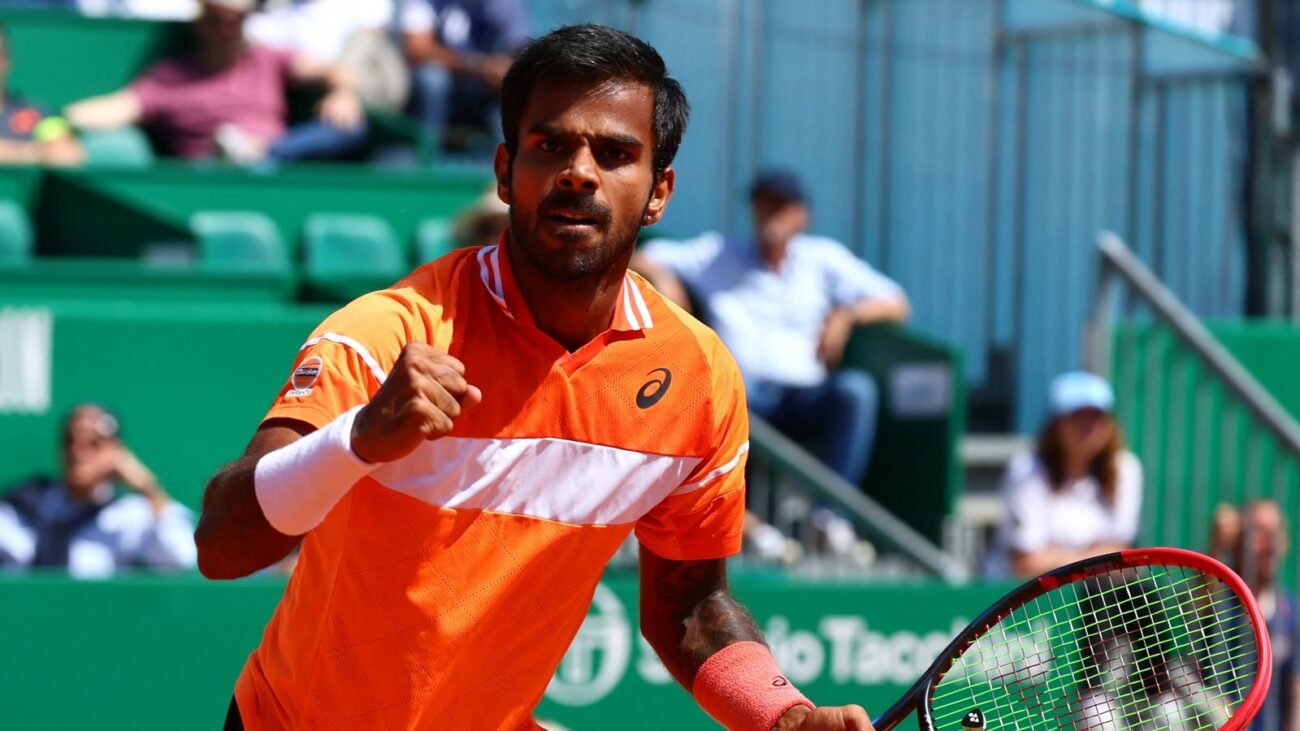 Sumit Nagal Takes Set Off Rune in Monte Carlo Masters Second Round