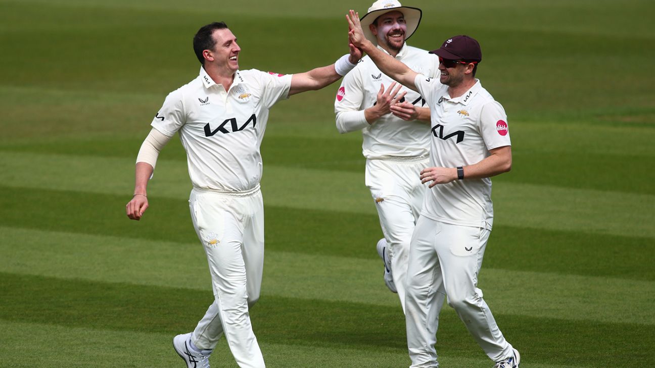 Surrey Crush Hampshire with Innings Victory, Worrall Shines