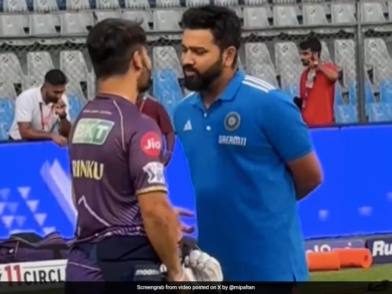 Rohit Sharma Consoles Omitted Rinku Singh After T20 World Cup Squad Announcement