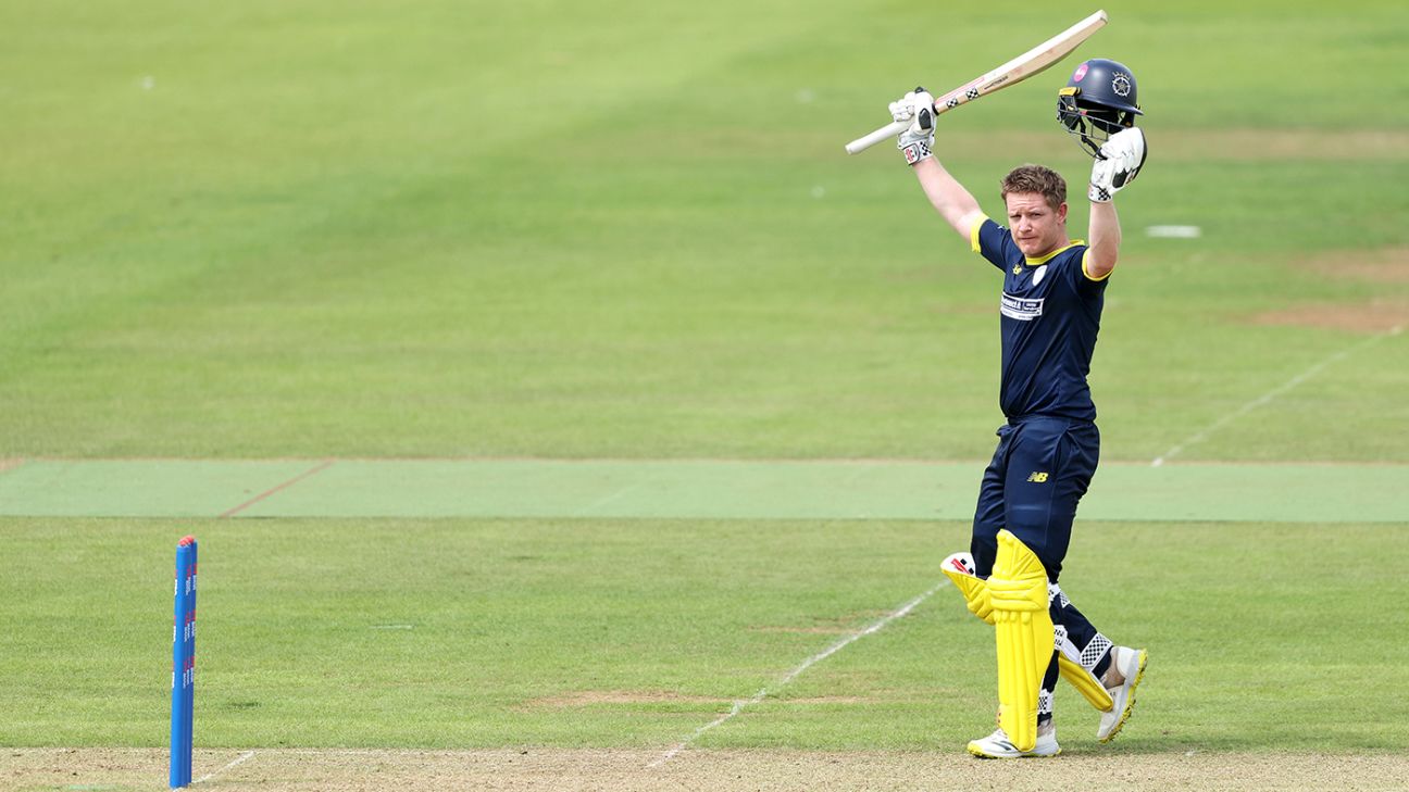 Brown's Century Leads Hampshire to Victory in One-Day Cup Opener
