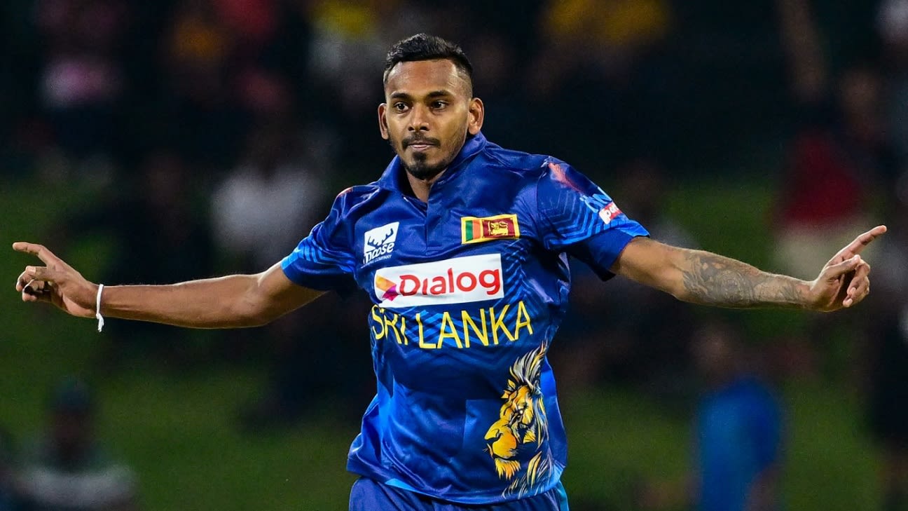 Sri Lanka's Chameera Ruled Out of India Series, Mathews Dropped from T20I Squad