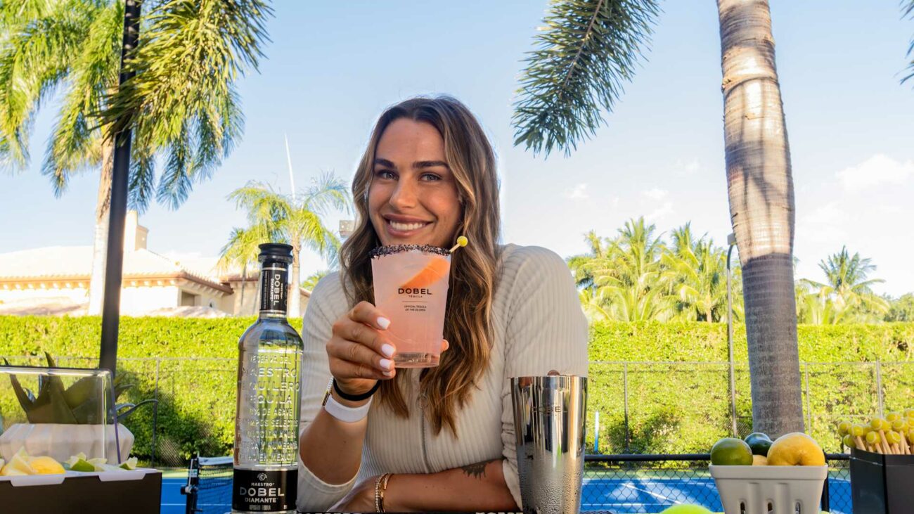 Aryna Sabalenka Serves Up Signature Cocktail with Maestro Dobel Tequila