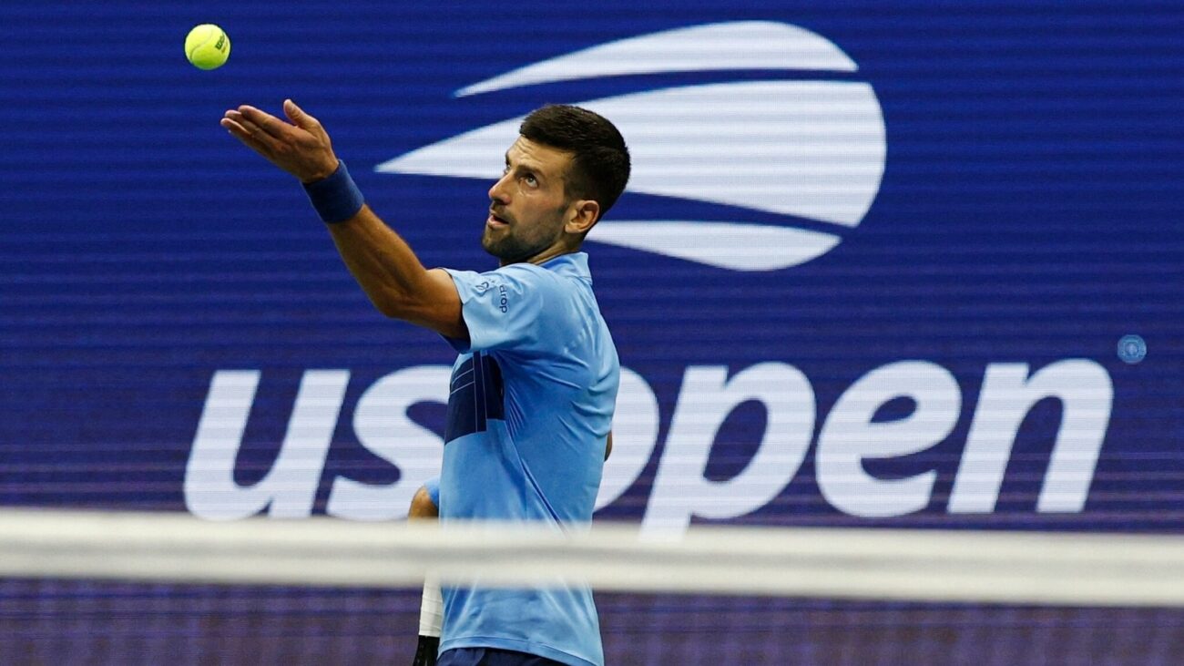 Djokovic Struggles with Serve but Advances at U.S. Open