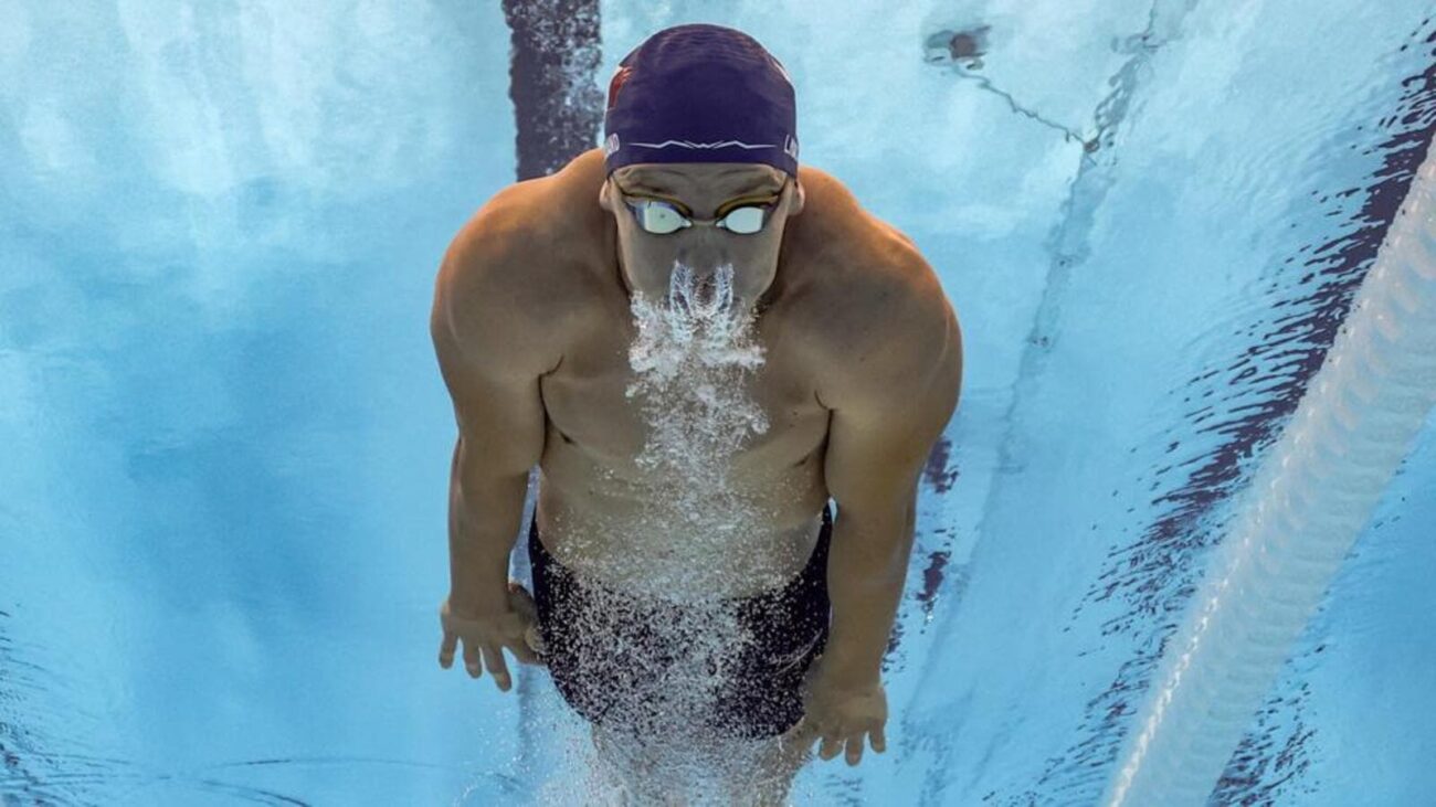 French Swimming Sensation Leon Marchand Makes Olympic History with Double Gold