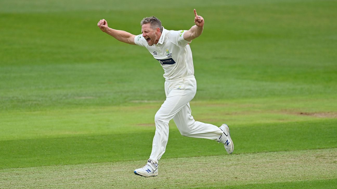 Glamorgan Trail Leicestershire Despite Van der Gugten's Four-Wicket Haul