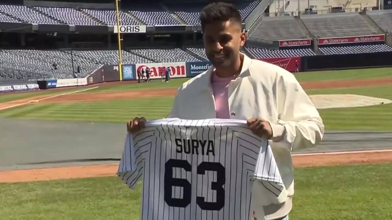 Suryakumar Yadav Honored at Yankee Stadium, Bridging Cricket and Baseball