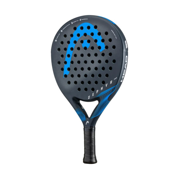 HEAD Zephyr Pro 2023 Padel Racquet (Black/Blue)