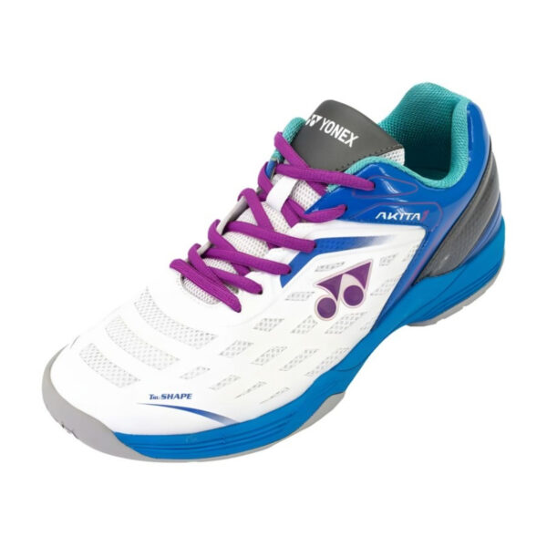 Yonex Akita Badminton Shoes Neon White/Midnight Obsidiant