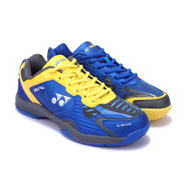 Yonex Dual Badminton Shoes Gun Metal/Cobalt/Honey Gold