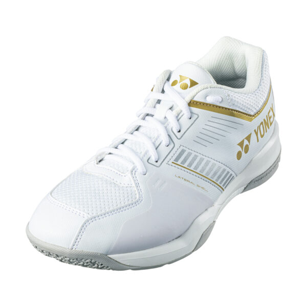 Yonex Power Cushion SHB Strider Flow Badminton Shoes Wide White/Gold