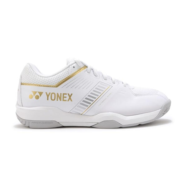 Yonex Power Cushion SHB Strider Flow Badminton Shoes Wide White/Gold