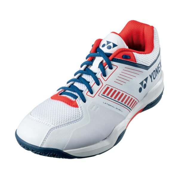 Yonex Power Cushion SHB Strider Flow Badminton Shoes Wide White/Red