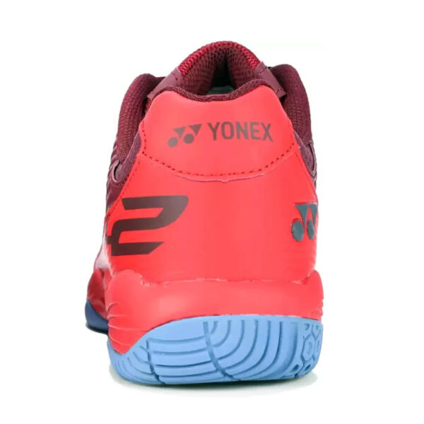 Yonex Tour Skill 2 Badminton Shoes Cabernet/Flame Scarlet/Mountain Spring