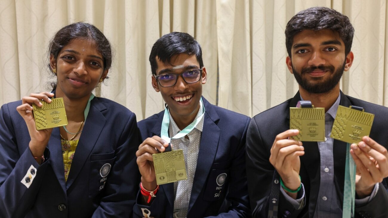 Indian Chess Teams Rewarded with ₹3.2 Crore for Historic Olympiad Triumph