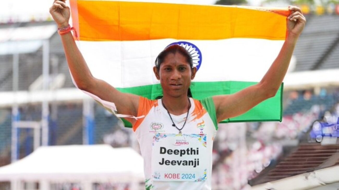 Indian Sprinter Deepthi Jeevanji Wins Bronze in Paralympic 400m