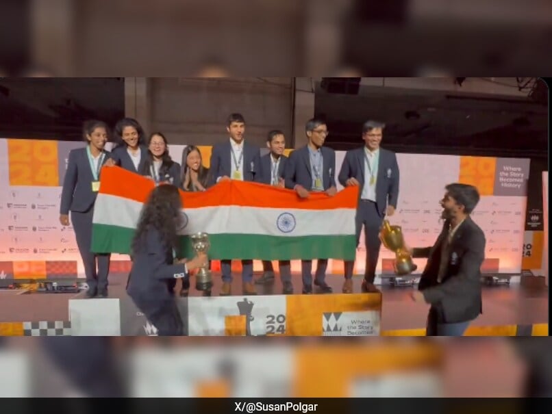 India's Chess Teams Clinch Historic Gold Medals at Chess Olympiad