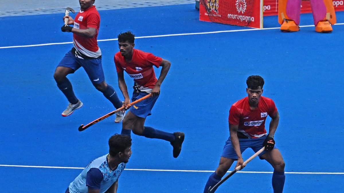 Selvam Karthi's Brace Rescues Central Secretariat in Hockey Draw