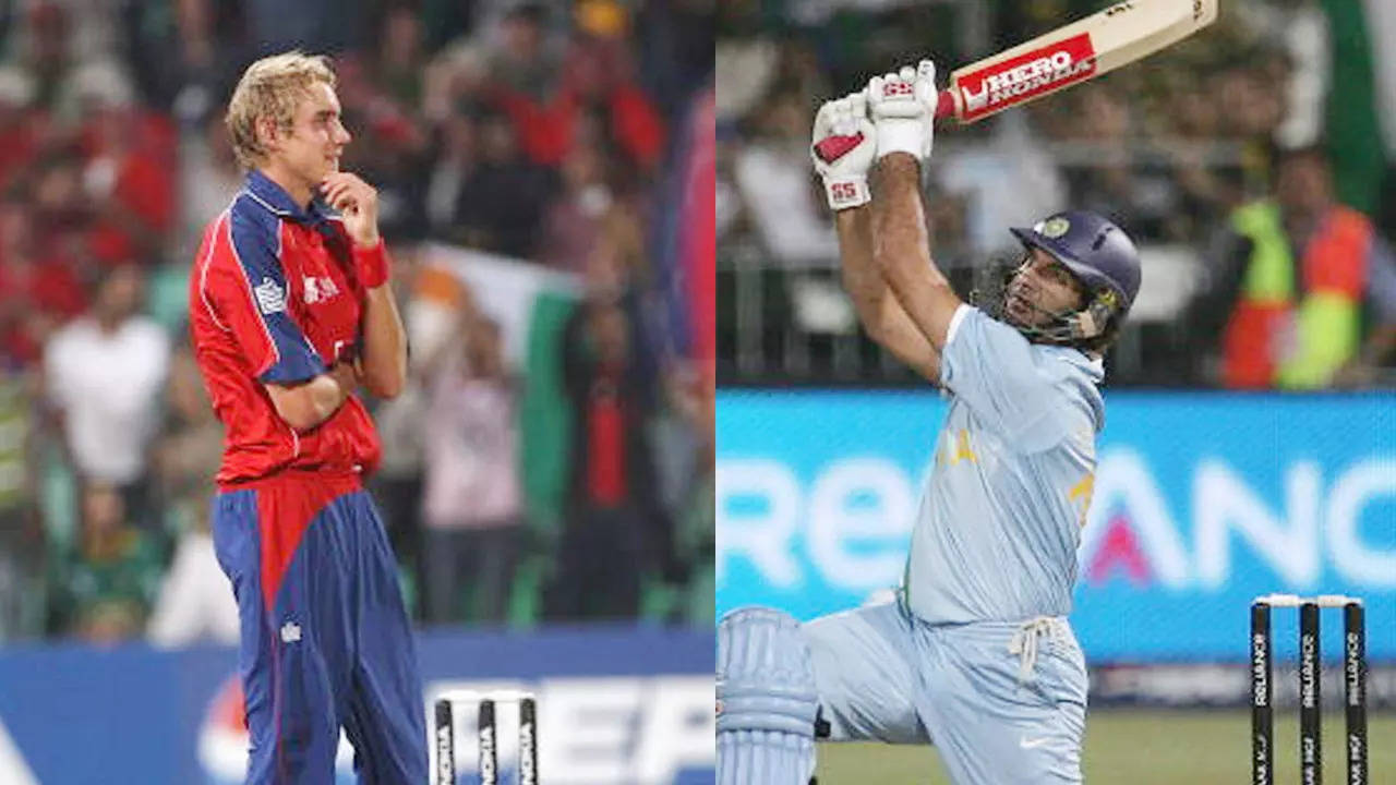 Stuart Broad's Near-Miss: Yuvraj Singh's Six Sixes Could Have Been Seven