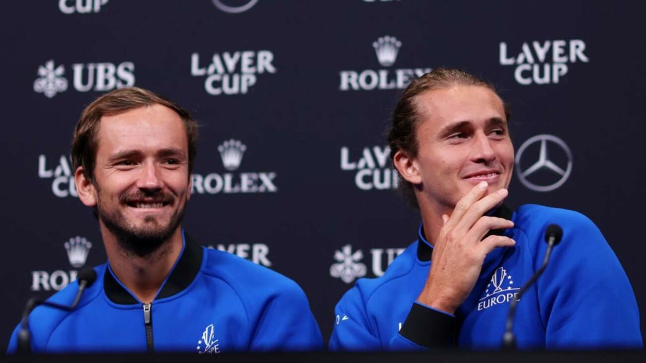 Zverev and Medvedev Bury Rivalry for Team Europe at Laver Cup