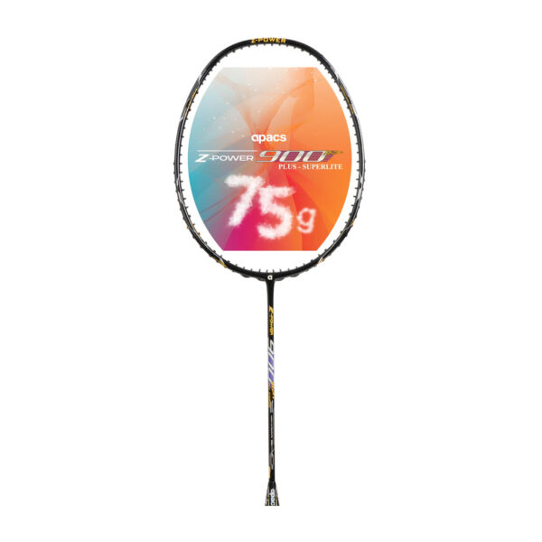 Apacs Z Power 900 RP+ Super Lite Badminton Racket (Black)