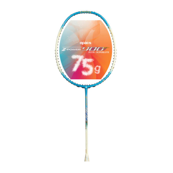 Apacs Z Power 900 RP+ Super Lite Badminton Racket (Yellow/Blue)