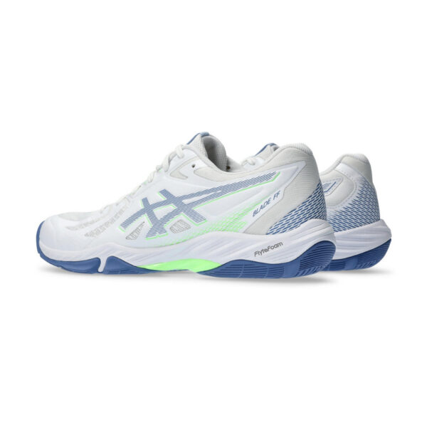 Asics Blade FF Badminton Shoes (White/Denim Blue)