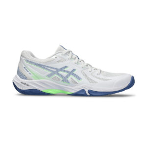 Asics Blade FF Badminton Shoes (White/Denim Blue)