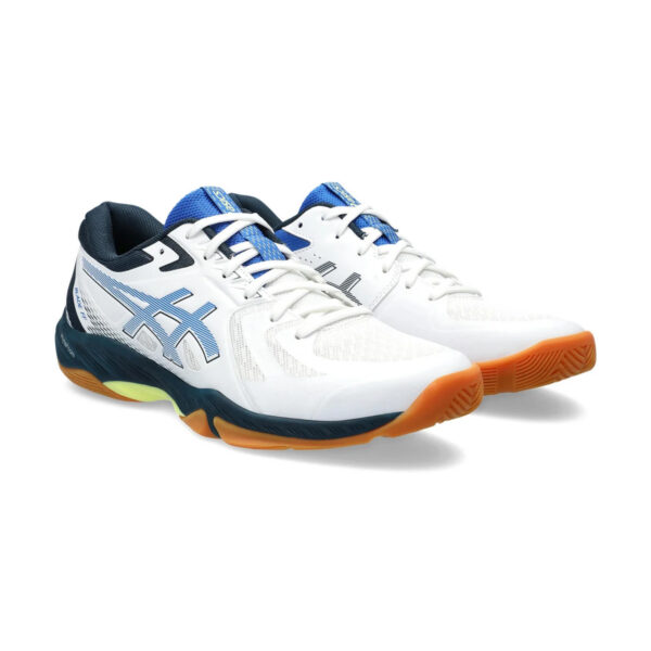 Asics Blade FF Badminton Shoes (White/Illusion Blue)