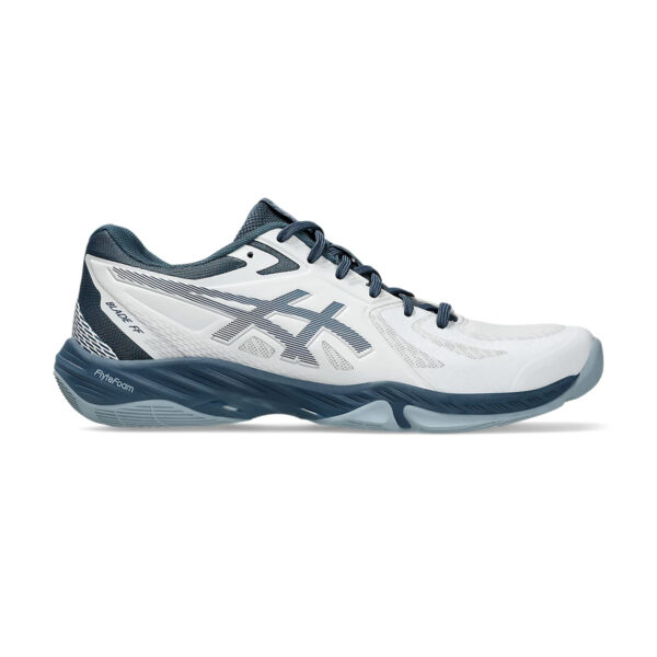 Asics Blade FF Badminton Shoes (White/Vintage Indigo)