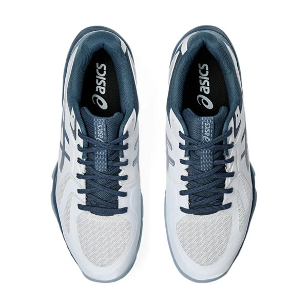 Asics Blade FF Badminton Shoes (White/Vintage Indigo)