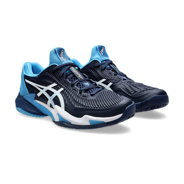 Asics Court FF3 Novak Tennis Shoes (Blue Expanse/White)