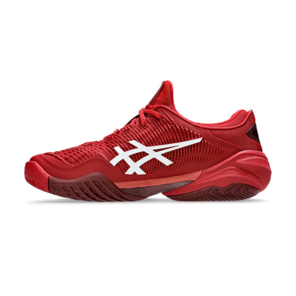 Asics Court FF3 Novak Tennis Shoes (Cranberry/White)