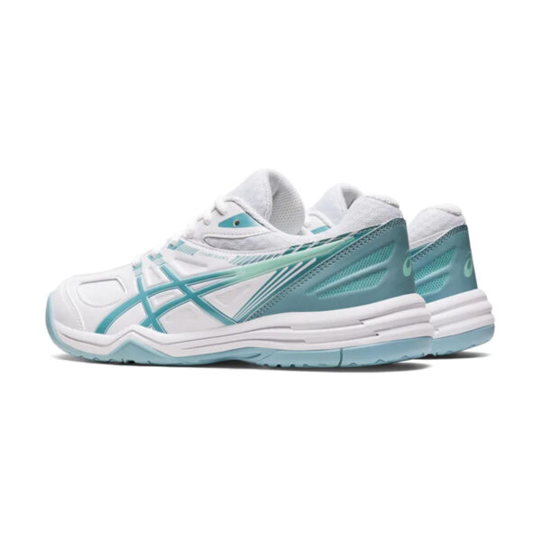 Asics Court Slide 2 Tennis Shoes (White/Smoke Blue)