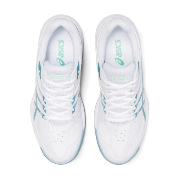 Asics Court Slide 2 Tennis Shoes (White/Smoke Blue)