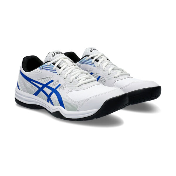 Asics Court Slide 3 Tennis Shoes (White/Tuna Blue)