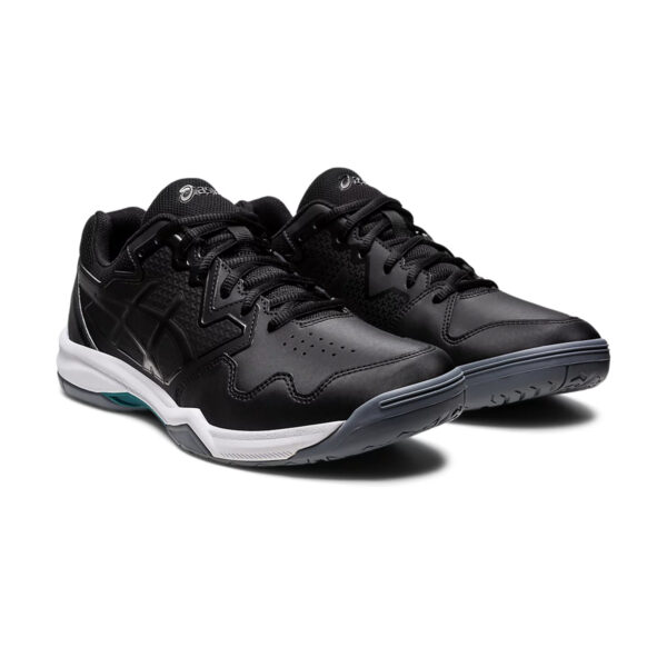 Asics Gel Dedicate 7 Tennis Shoes (Black/Gunmetal)