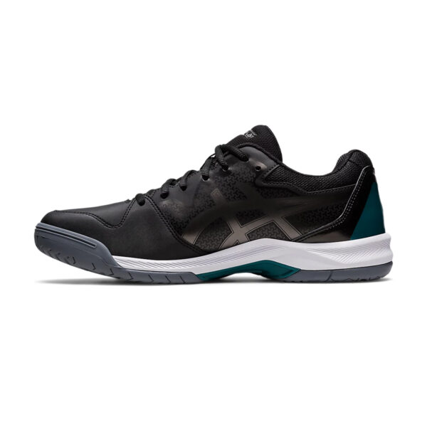 Asics Gel Dedicate 7 Tennis Shoes (Black/Gunmetal)