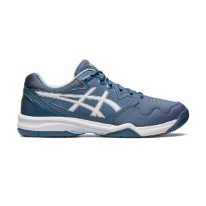 Asics Gel Dedicate 7 Tennis Shoes (Steel Blue/White)