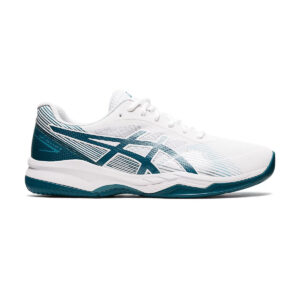 Asics Gel Game 8 Tennis Shoes (White/Velvet Pine)