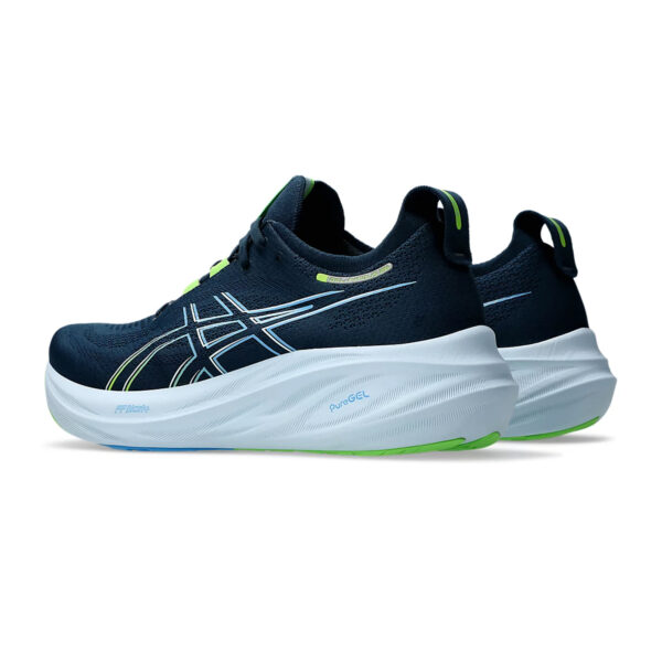 Asics Gel Nimbus 26 Running Shoes (French Blue/Electric Lime)