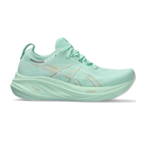 Asics Gel Nimbus 26 Running Shoes (Mint Tint/Pale Tint)