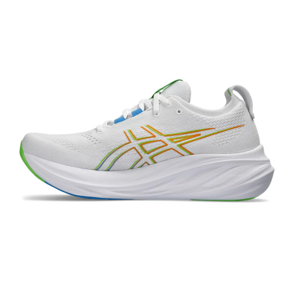 Asics Gel Nimbus 26 Running Shoes (White/Waterscape)