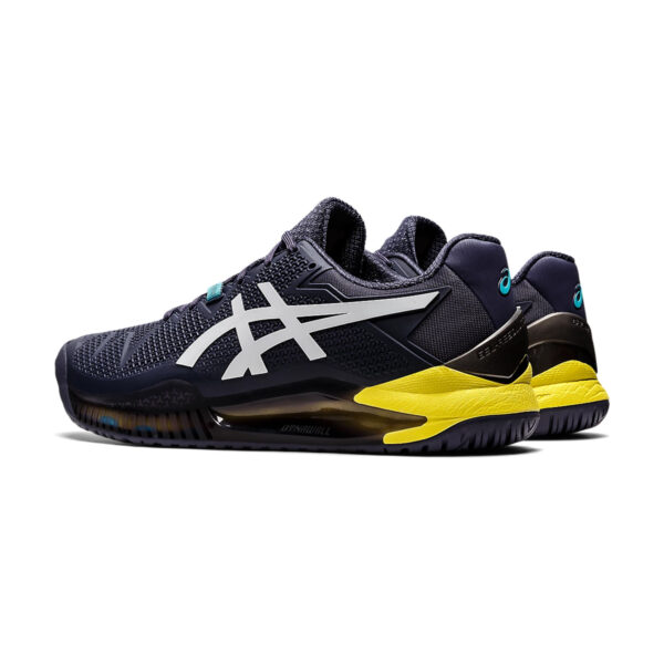 Asics Gel Resolution 8 Tennis Shoes (Indigo Fog/White)